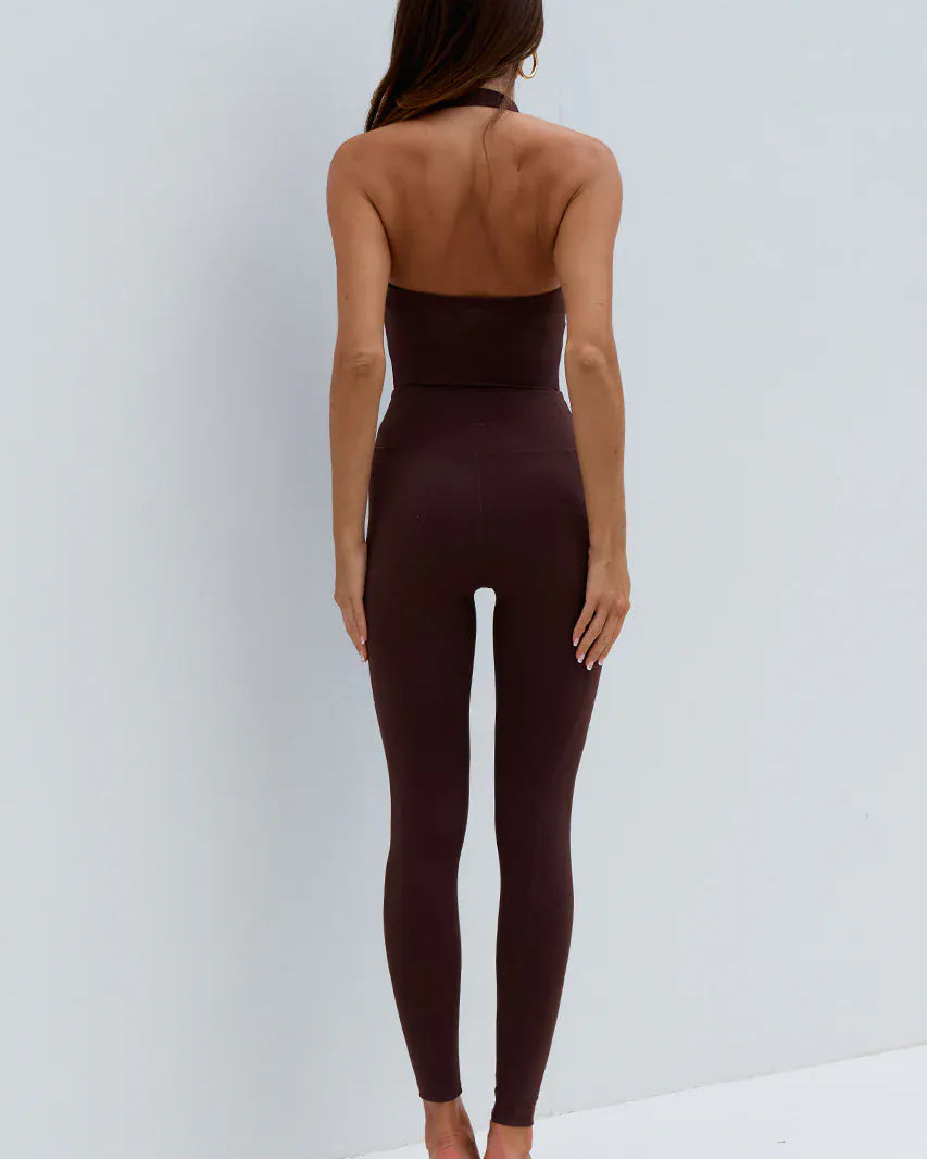 Runaway The Label Runaway The Label Gracia Halter Tank Top Runaway The Label Gracia Halter Tank Top - Black Splash Swimwear Clothing Top