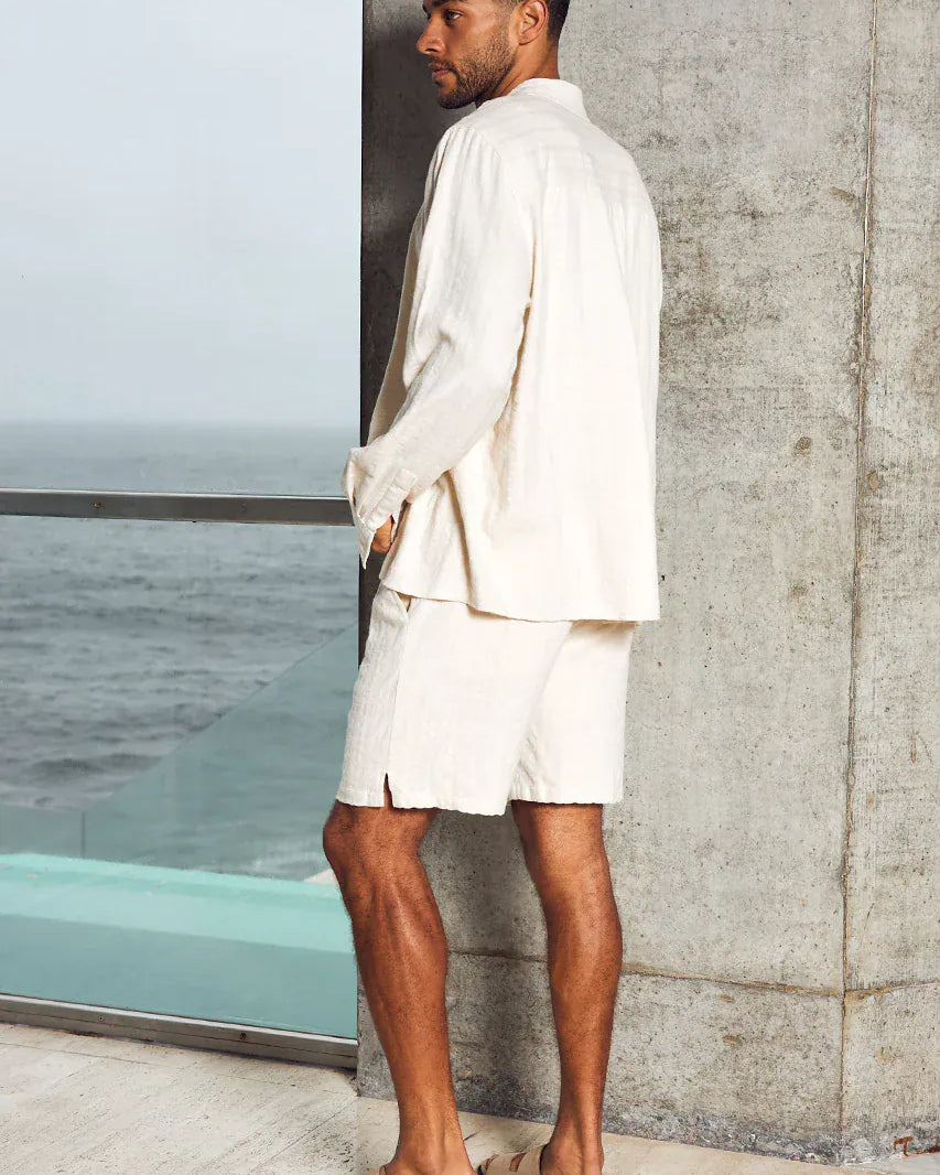 Runaway The Label Runaway The Label Tristian Drawstring Short Runaway The Label Tristian Drawstring Short Splash Swimwear Mens Shorts