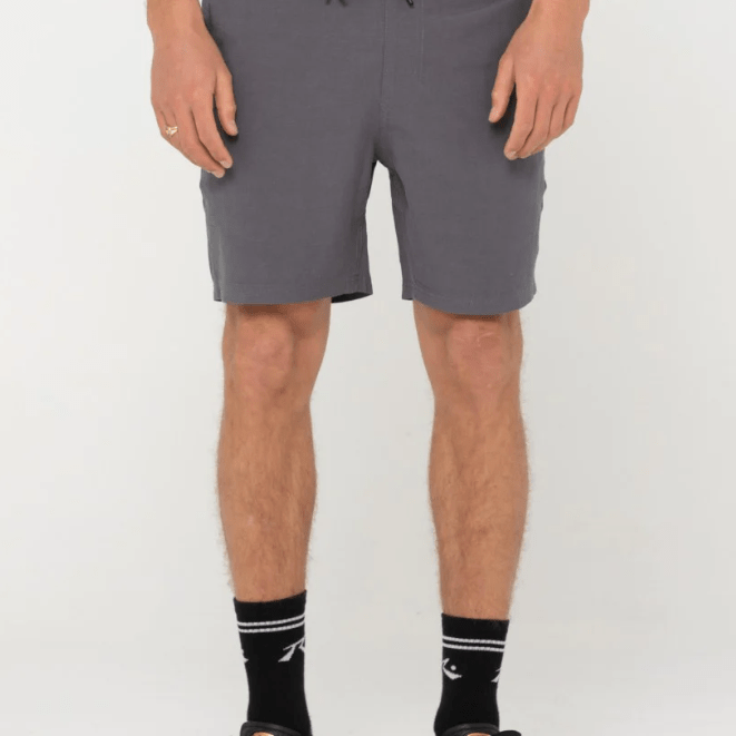 Rusty Overtone Linen Elastic Short WKM1014 Splash Swimwear Mens Gull / 30 9356189294220