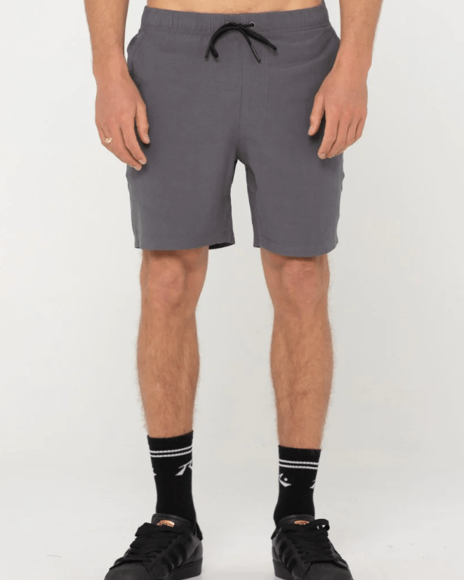 Rusty Overtone Linen Elastic Short WKM1014 Splash Swimwear Mens Gull / 30 9356189294220