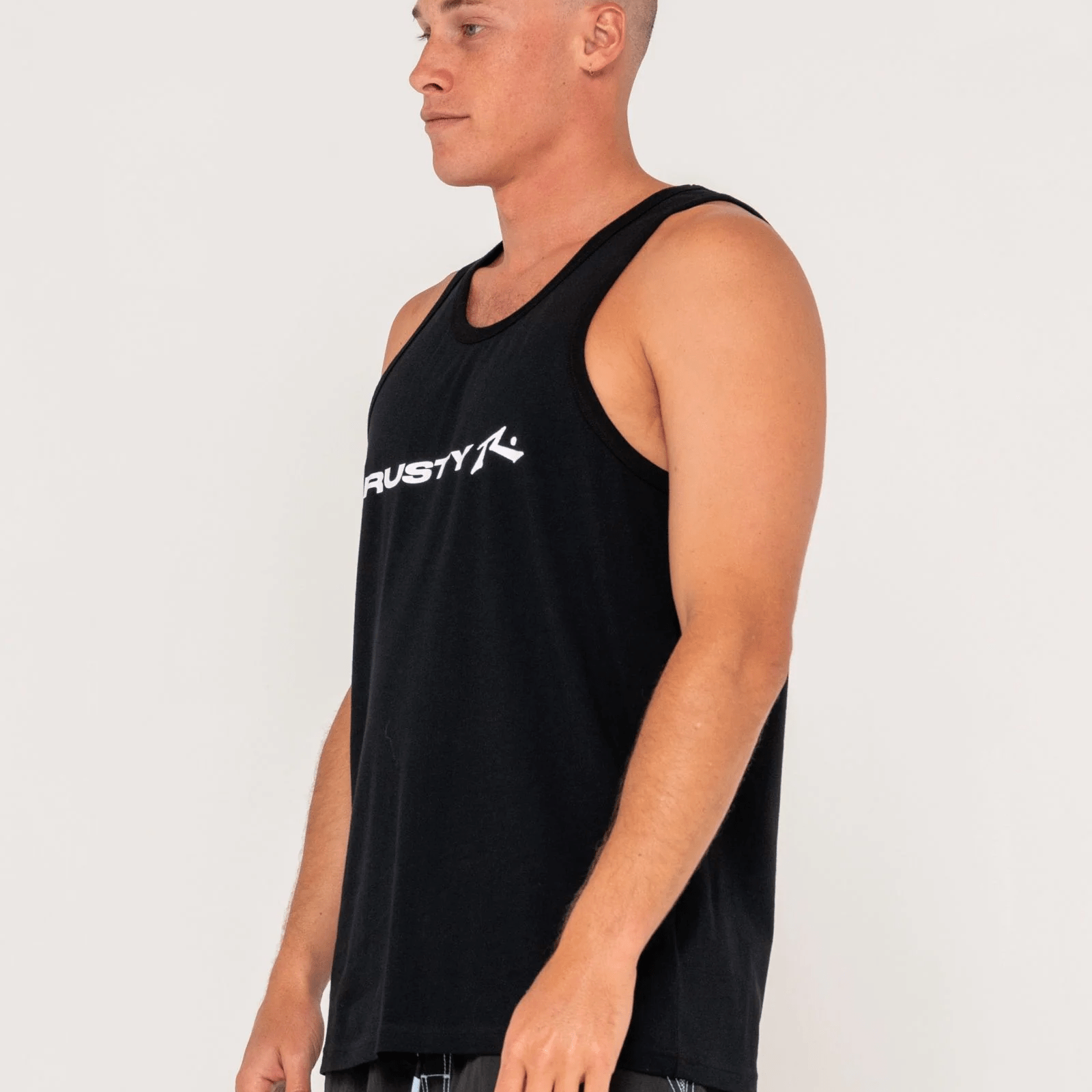 Rusty Rusty Vital Tank Rusty Flip Daddy Graphic Muscle - carbon Splash Swimwear