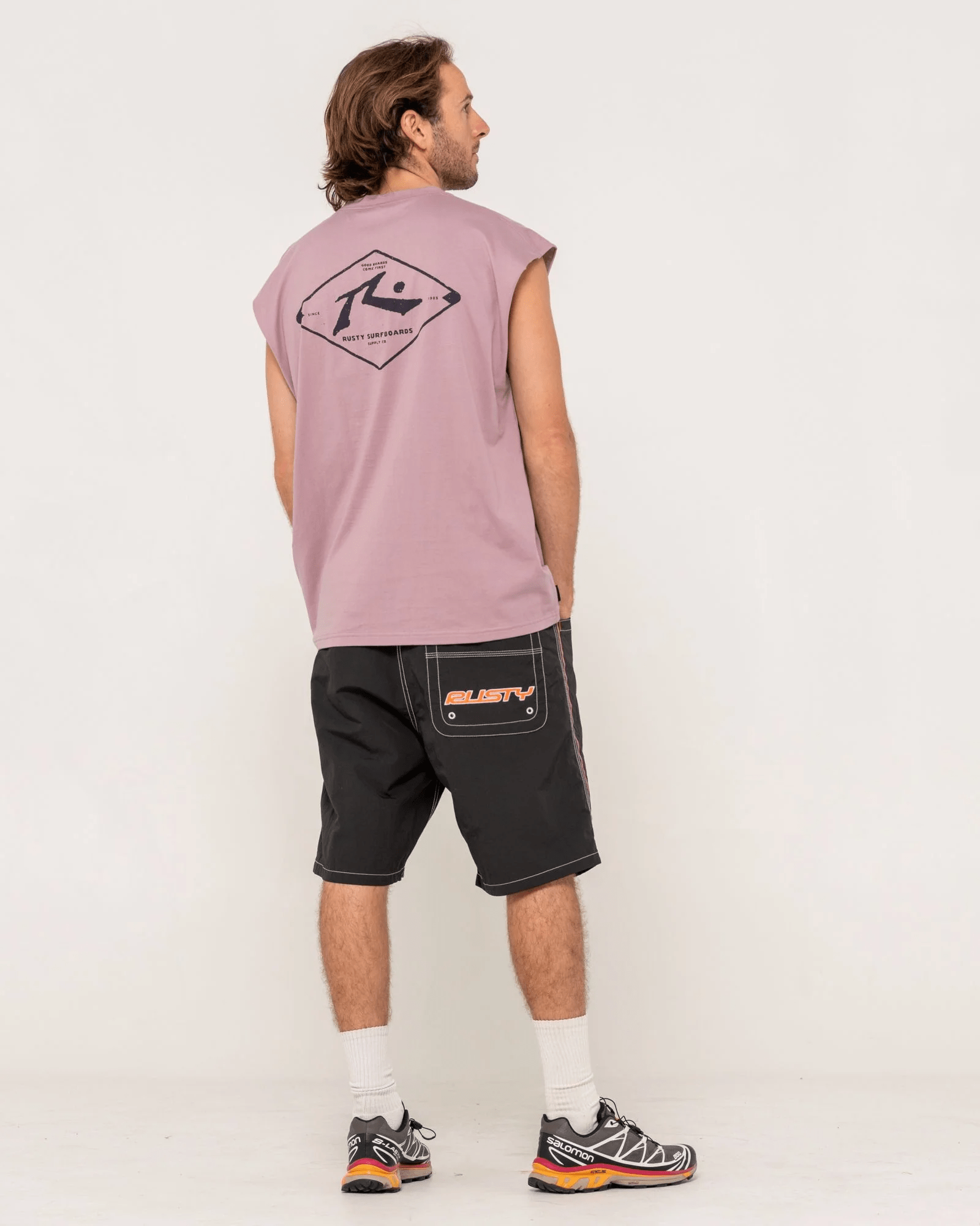 Rusty Rusty Wull Wolume 2.0 Muscle - Eldeerberry Rusty Wull Wolume 2.0 Muscle - Eldeerberry Splash Swimwear