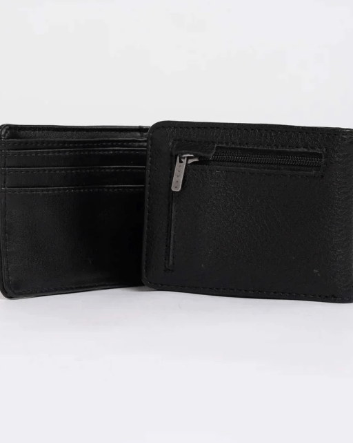 Rusty Trio Wallet - Black WAM0535 Splash Swimwear Mens O/S 9347322868453
