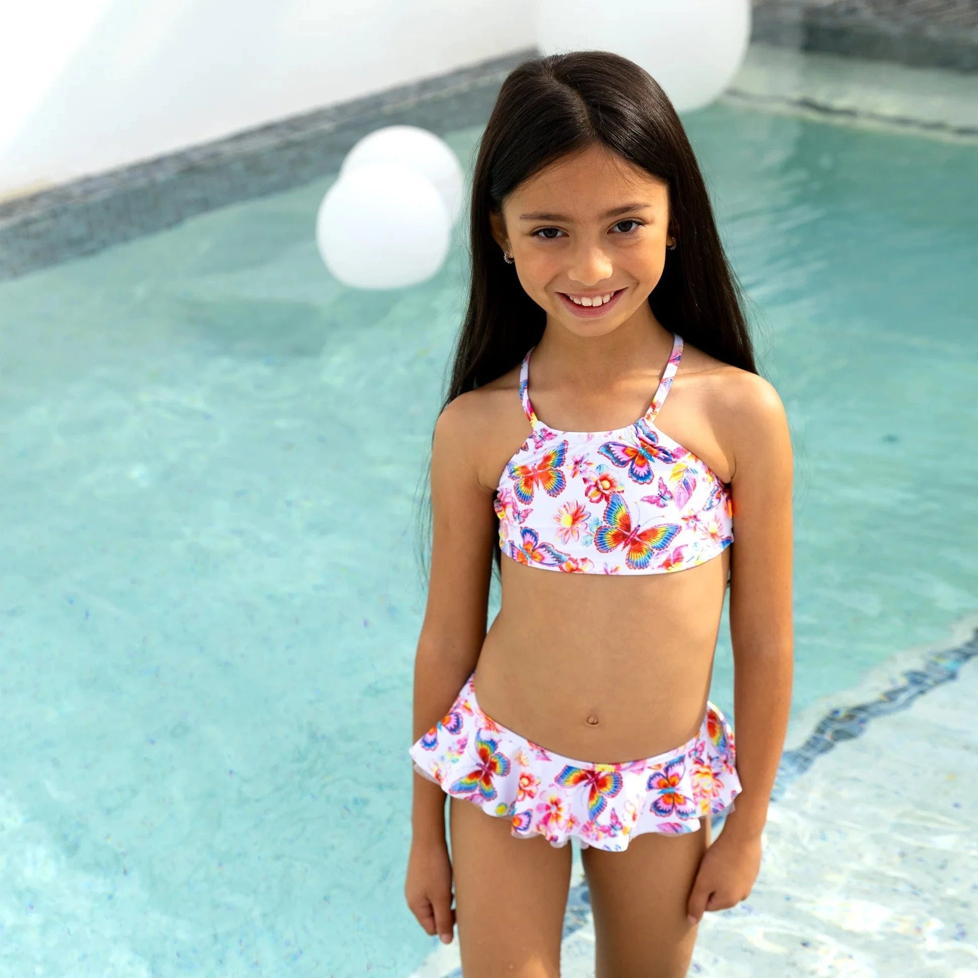 Salty Ink Kids Salty Ink Girls Miss Aloha Bikini Salty Ink Girls Miss Aloha Bikini Splash Swimwear Girls 00-7