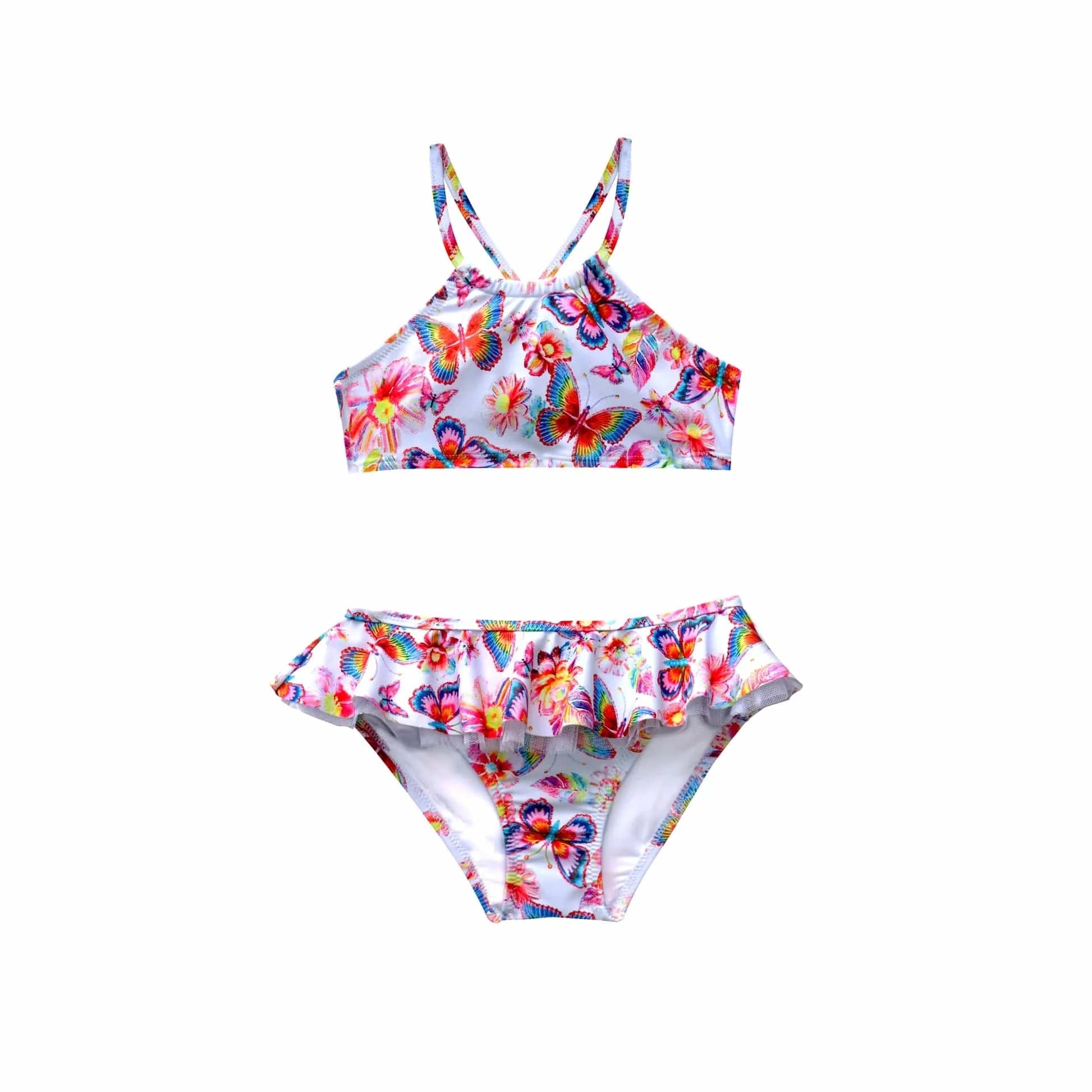 Salty Ink Kids Salty Ink Girls Miss Aloha Bikini Salty Ink Girls Miss Aloha Bikini Splash Swimwear Girls 00-7