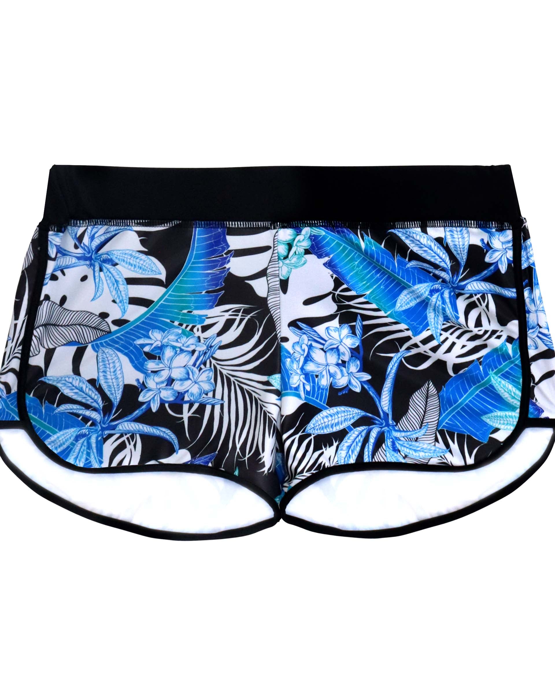 Salty Ink Ladies Salty Ink kailani Reef Boardie - Blue Reef Salty Ink kailani Reef Boardie - Blue Reef Splash Swimwear Boardshorts