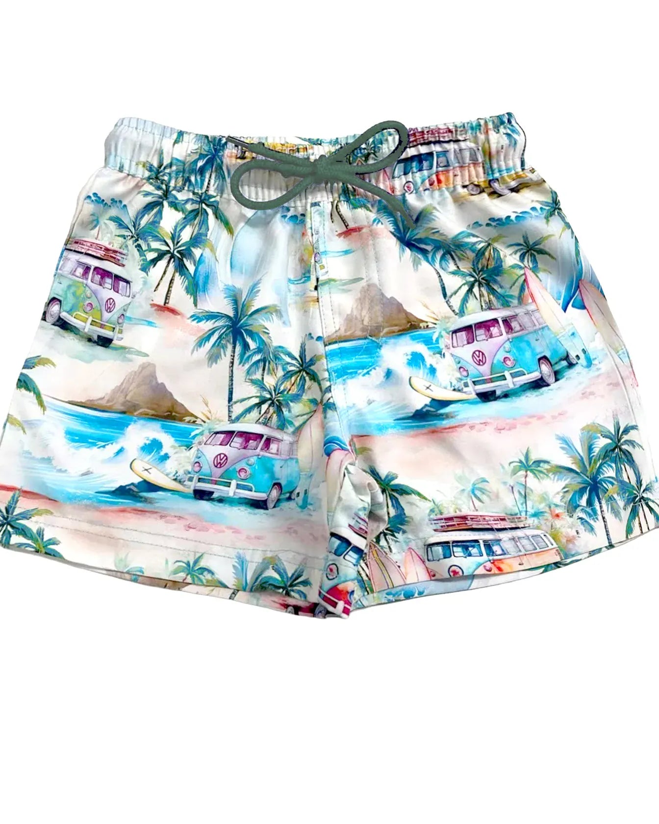 Salty Ink Salty Ink Boys Coastal Camper Boardie Salty Ink Boys Coastal Camper Boardie Splash Swimwear Boardshorts