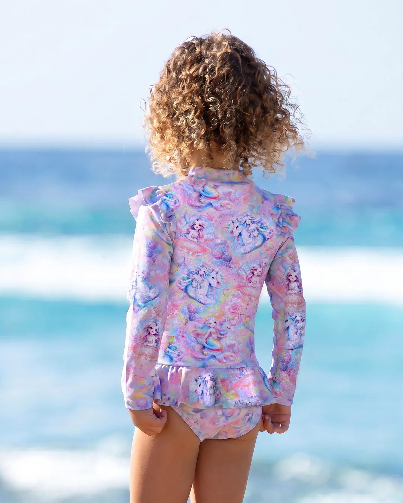 Salty Ink Salty Ink Girls Miss Fantasia Sunsuit - Fantasia Salty Ink Girls Miss Fantasia Sunsuit - Fantasia Splash Swimwear One Piece