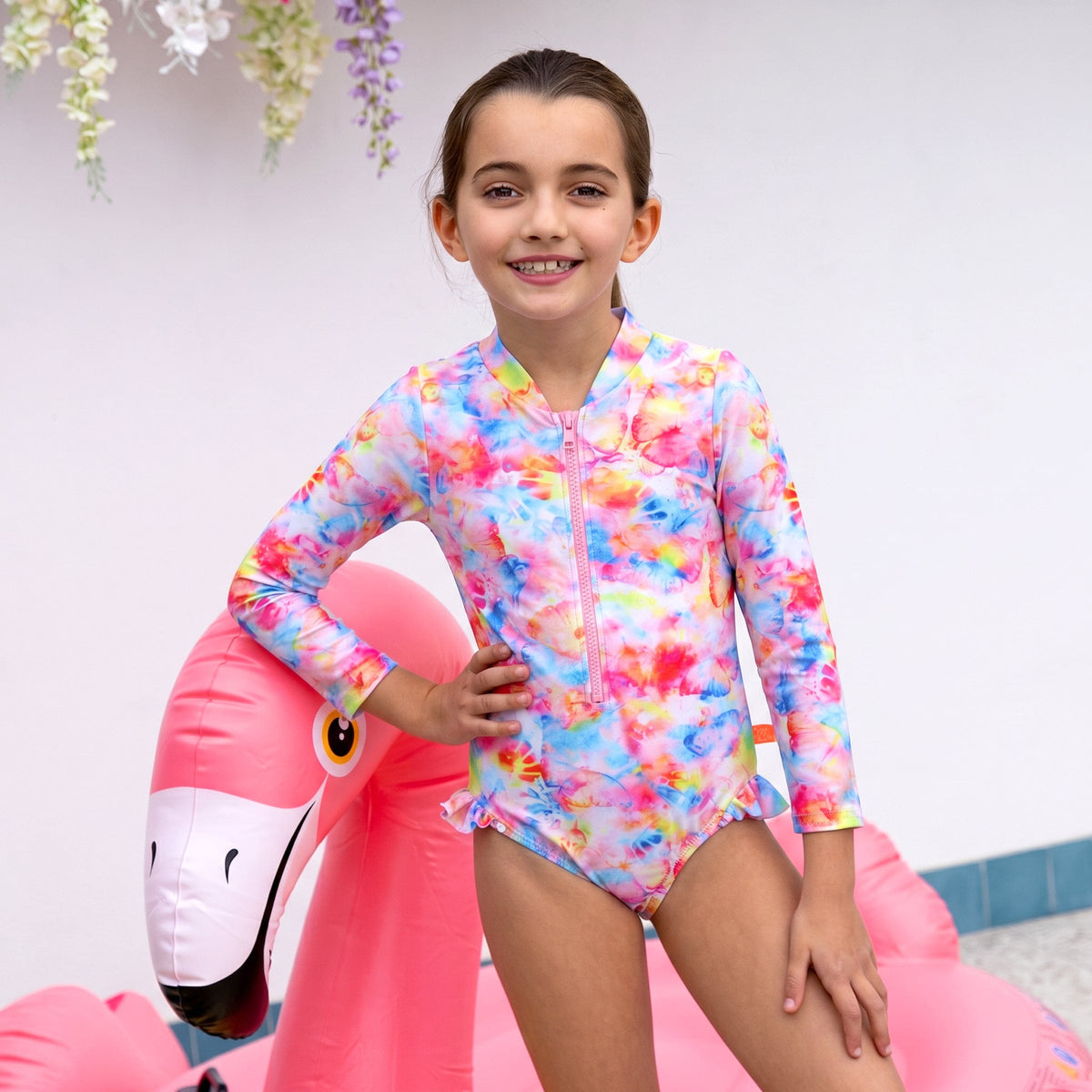 Salty Ink Salty Ink Toddler Girls Miss Starburst Sunsuit Salty Ink Toddler Girls Miss Starburst Sunsuit | Splash Swimwear Splash Swimwear Sunsuit