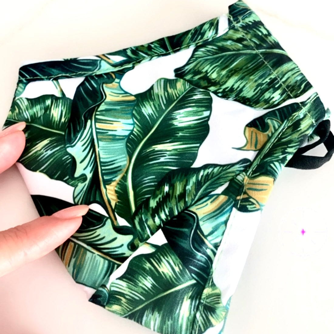 Salty Safari Pattern Cotton Face Mask With Nose Cip Splash Swimwear Masks Beverly Hills 3 1000011781