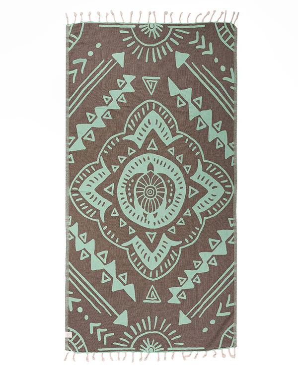 Sand Cloud Sand Cloud Darwin Beach Towell WSF25TOW038SEARG Sand Cloud Darwin Beach Towell Splash Swimwear