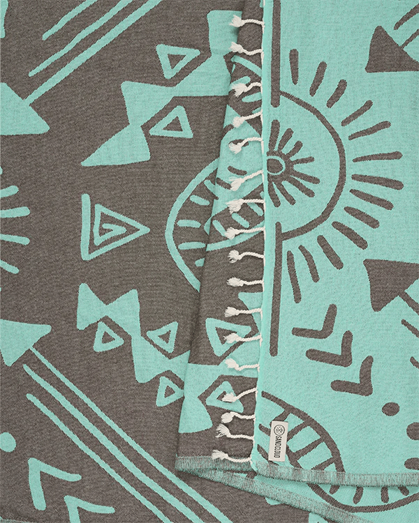 Sand Cloud Sand Cloud Darwin Beach Towell WSF25TOW038SEARG Sand Cloud Darwin Beach Towell Splash Swimwear