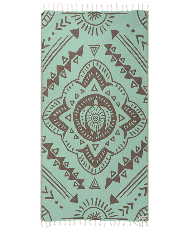 Sand Cloud Sand Cloud Darwin Beach Towell WSF25TOW038SEARG Sand Cloud Darwin Beach Towell Splash Swimwear