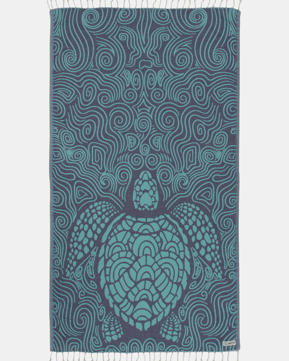 Sand Cloud Sand Cloud Mint Swirl Turtle Beach Towell WSFTOW0124MNTRG Sand Cloud Mint Swirl Turtle Beach Towell Splash Swimwear
