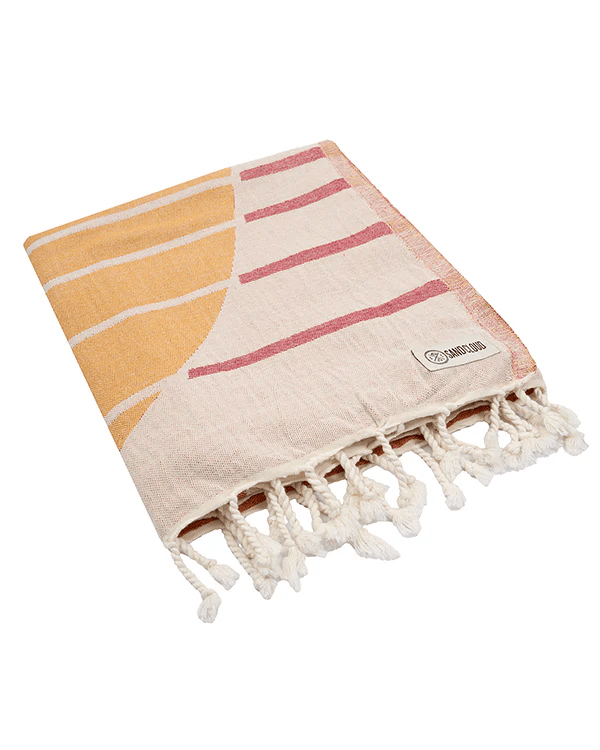 Sand Cloud Sand Cloud Rays Beach Towell WSF25TOW002MLTRG Sand Cloud Rays Beach Towell Splash Swimwear