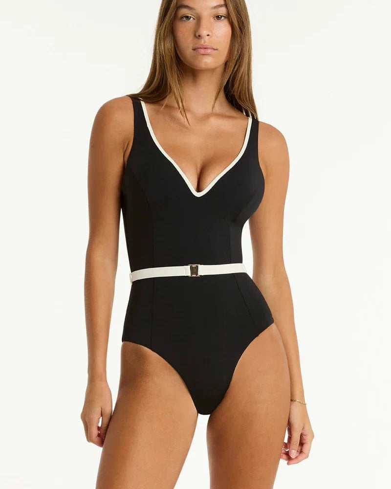 Sea Level Babylon Plunge One Piece Sea Level Babylon Plunge One Piece Splash Swimwear