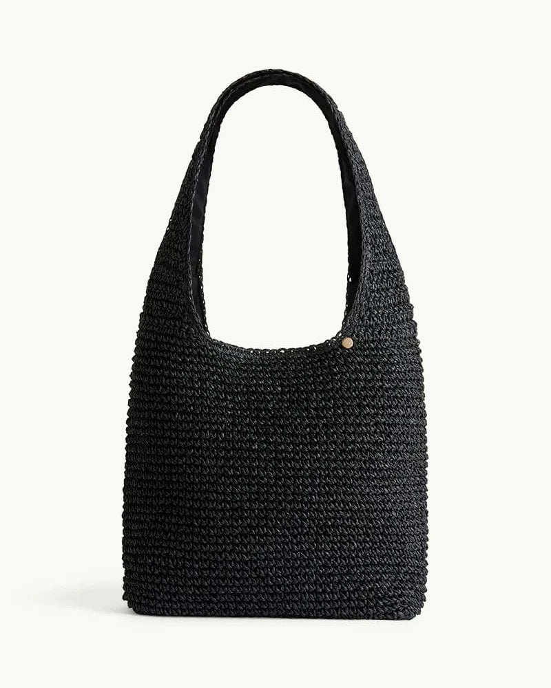 Sea Level Crochet Slouch Beach Bag SL8156AC Sea Level Crochet Slouch Beach Bag Splash Swimwear Black 9347760661111