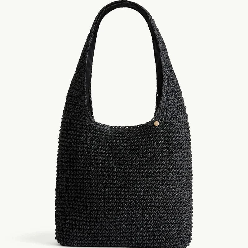 Sea Level Crochet Slouch Beach Bag SL8156AC Sea Level Crochet Slouch Beach Bag Splash Swimwear Black 9347760661111