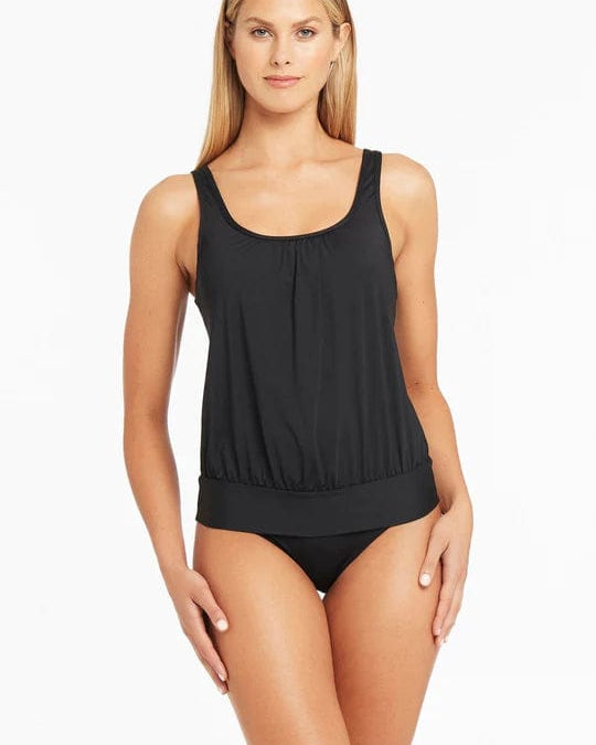 Sea Level Essentials Blouson Multifit Singlet Splash Swimwear Swimwear