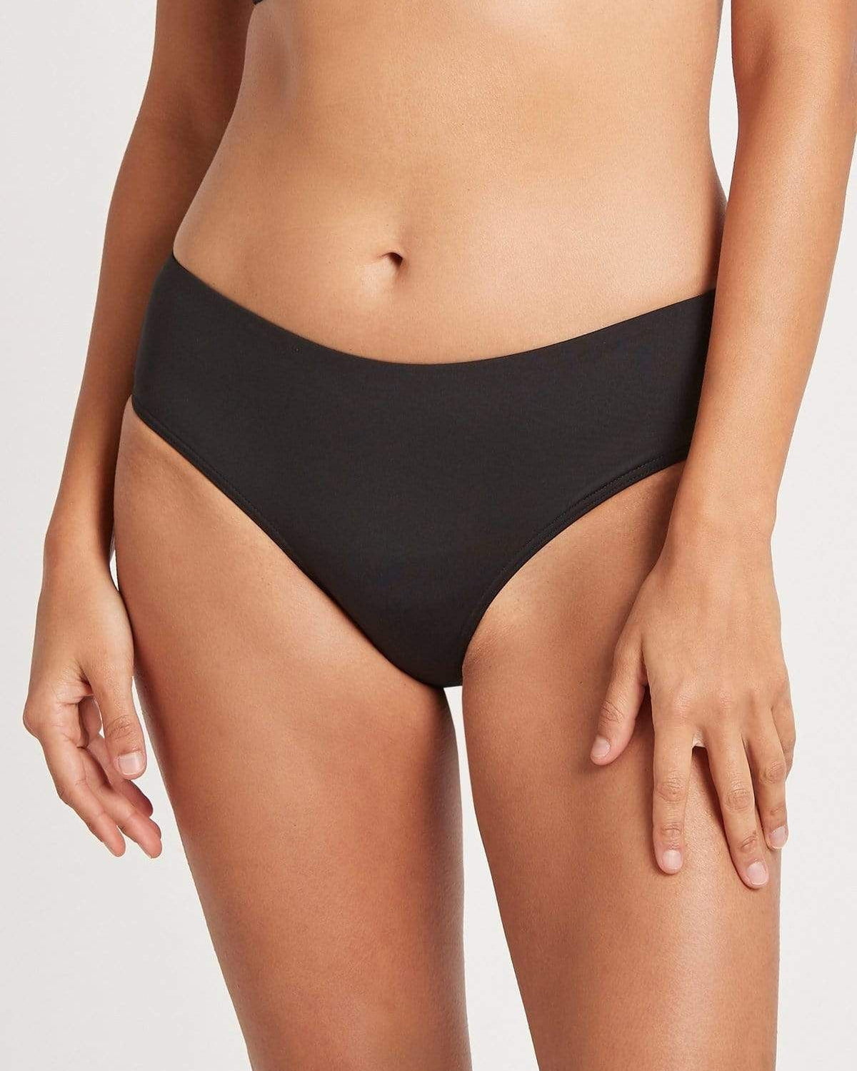 Sea Level Bikini Bottoms SL4015ECO Black / 8 Essentials Mid Bikini Pant Sea Level Essentials Mid Bikini Pant