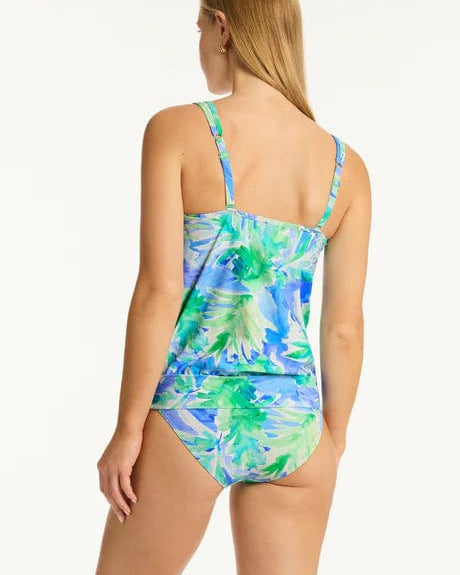 Sea Level Key Largo Blouson Tankini Sea Level Key Largo Blouson Tankini