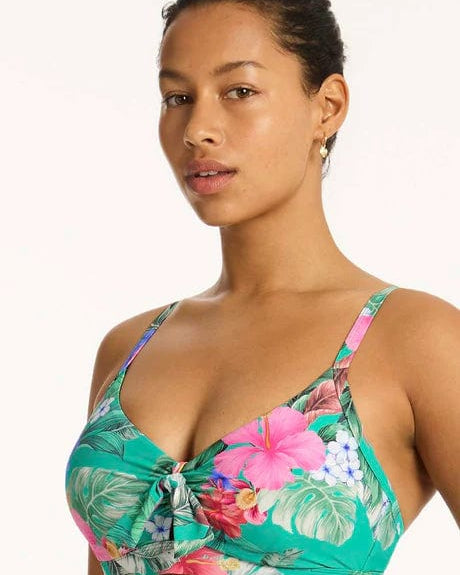 Sea Level Bikini Tops Pacifico Tie Front DD/E Bralette Sea Level Pacifico Tie Front DD/E Bralette