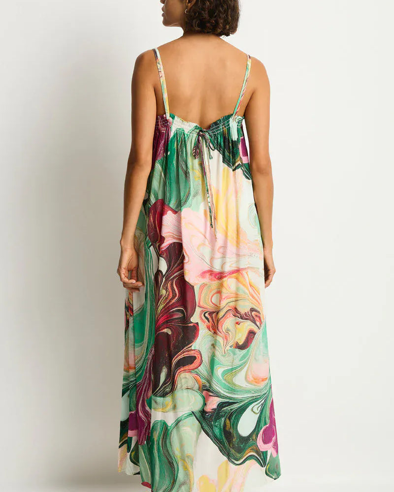 Sea Level Sea Level Abyss Maxi Bandeau Dress Abyss Maxi Bandeau Dress | Sea Level Splash Swimwear Dresses