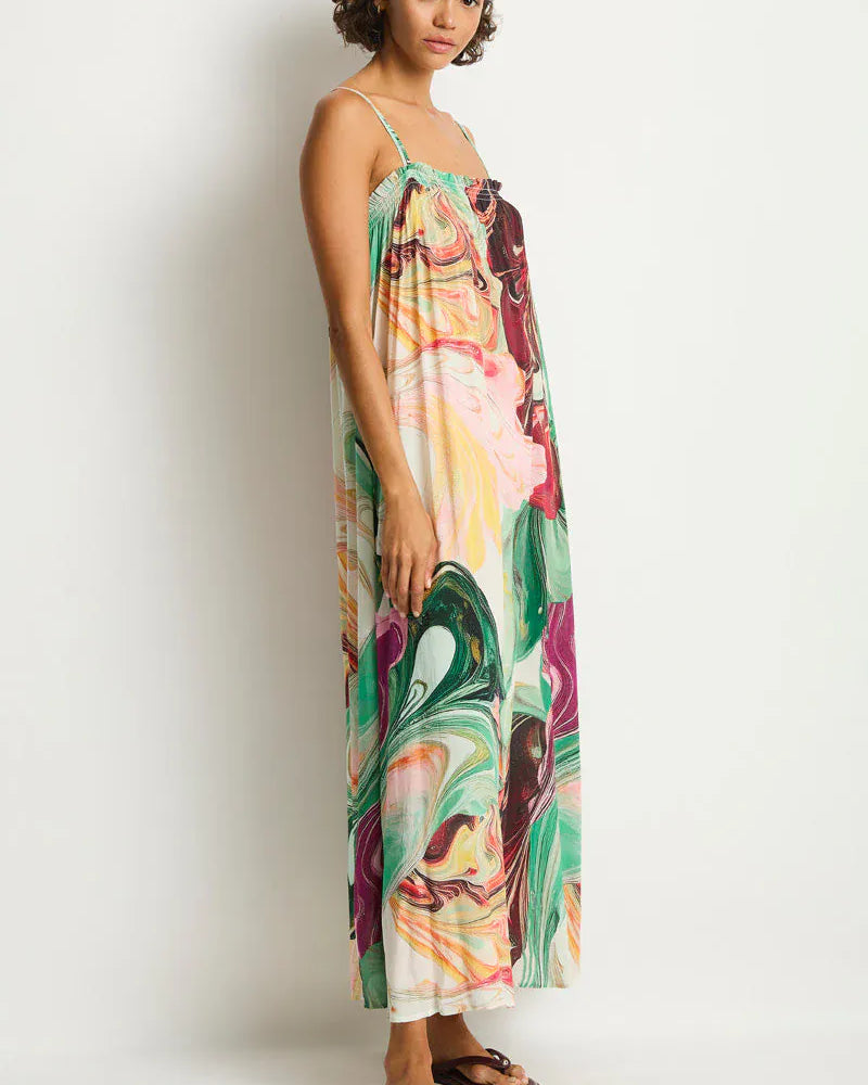 Sea Level Sea Level Abyss Maxi Bandeau Dress Abyss Maxi Bandeau Dress | Sea Level Splash Swimwear Dresses