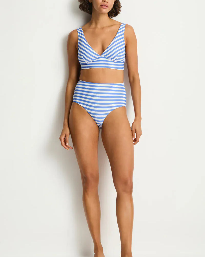 Sea Level Sea Level Amour High Waist Pant - Denim Blue Sea Level Amour High Waist Pant - Denim Blue Splash Swimwear Bikini Bottoms