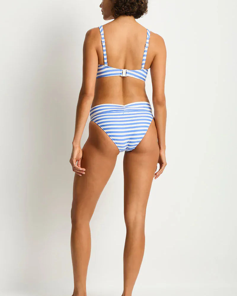 Sea Level Sea Level Amour V Front Mid Pant - Denim Blue Sea Level Amour V Front Mid Pant - Denim Blue Splash Swimwear Bikini Bottoms