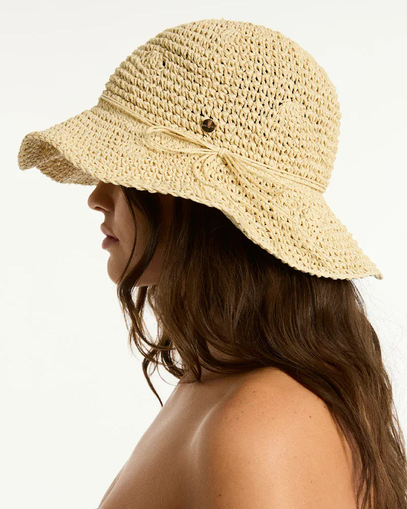 Sea Level Sea level Beach Accessories Cali Beach Hat - Natural SL8154AC Sea level Beach Accessories Cali Beach Hat - Natural Splash Swimwear Hats One Size 9347760661159
