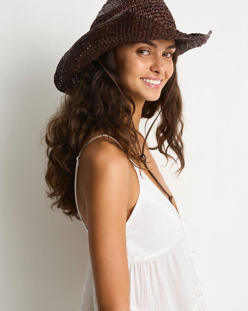 Sea Level Sea Level Beach Accessories Coco Cowboy Hat - Chocolate SL8182AC-OS Sea Level Beach Accessories Coco Cowboy Hat - Chocolate Splash Swimwear Hats O/S 9362733003804