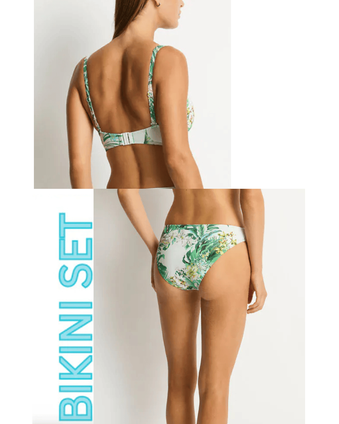 Sea Level Sea Level Breezer Cross Front Multifit Bra Top & Sporty Mid Pant - White Sea Level Breezer Cross Front Multifit Bra Top & Sporty Mid Pant - White Splash Swimwear Bikini Set AU12/US8