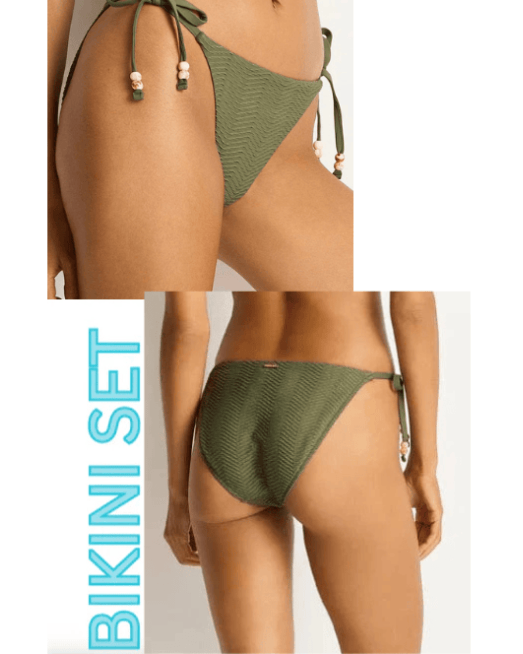 Sea Level Sea Level Caracus Tri Halter Top & Tie Side Pant Set - Khaki Sea Level Caracus Tri Halter Top & Tie Side Pant Set - Khaki Splash Swimwear Bikini Set AU12/US8 1000029854