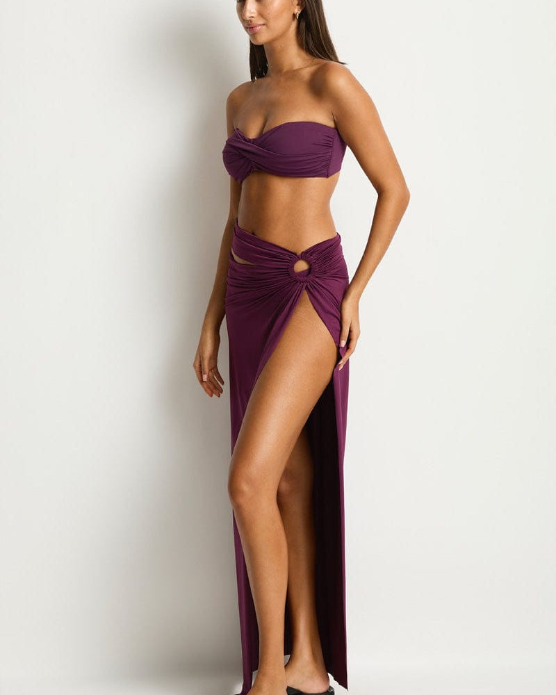 Sea Level Sea Level Eco Essentials Claret Essentials Edit Multi Wear Skirt Sea Level Eco Essentials Claret Essentials Edit Multi Wear Skirt Splash Swimwear Skirt