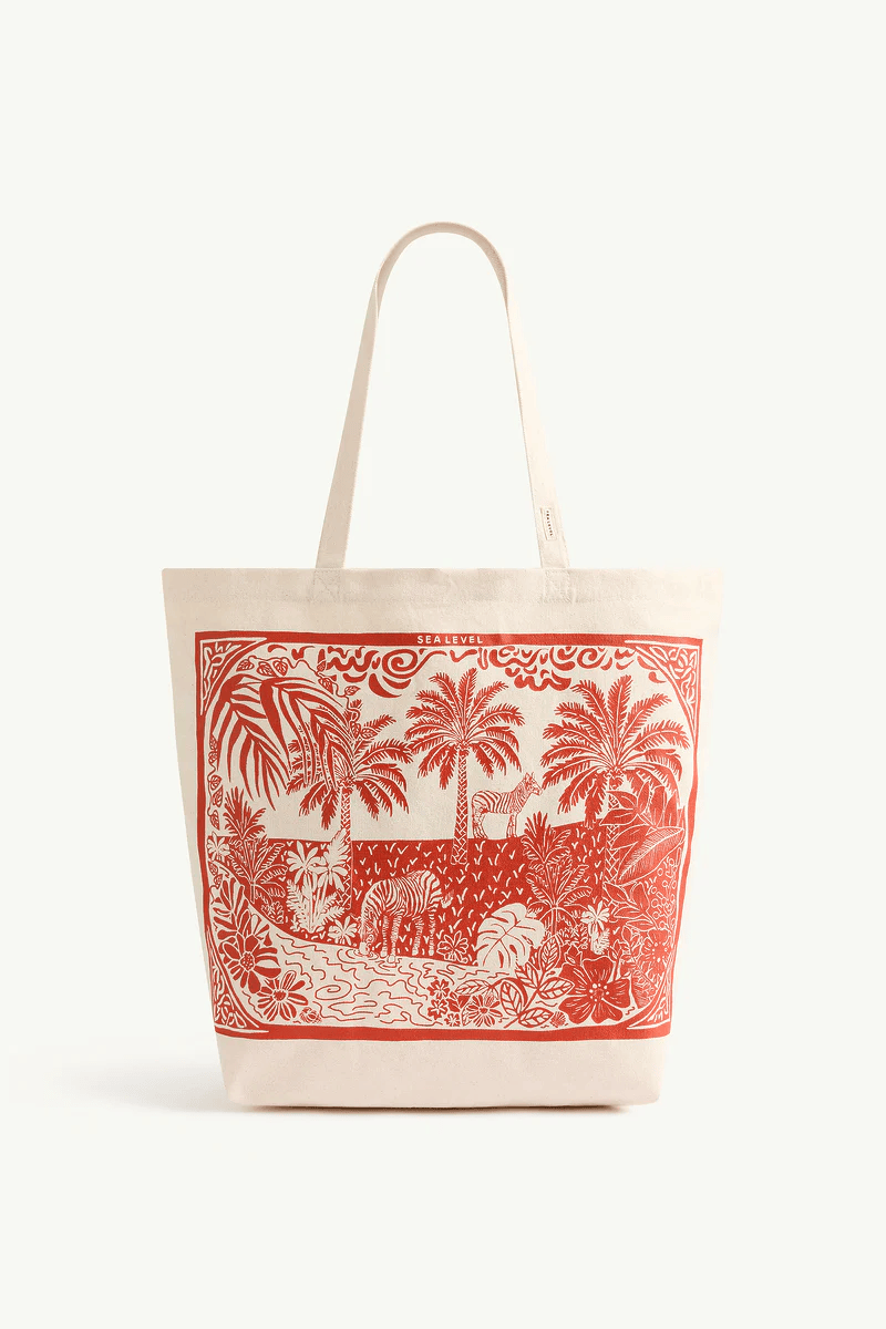Sea Level Sea Level Jungle Beach Tote Bag - Tango SL8174AC Sea Level Jungle Beach Tote Bag - Tango Splash Swimwear OS