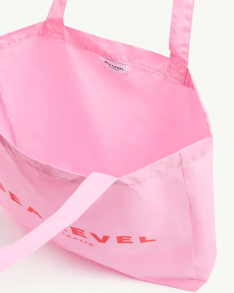 Sea Level Sea Level Logo Cotton Beach Tote Sea Level Logo Cotton Beach Tote Splash Swimwear