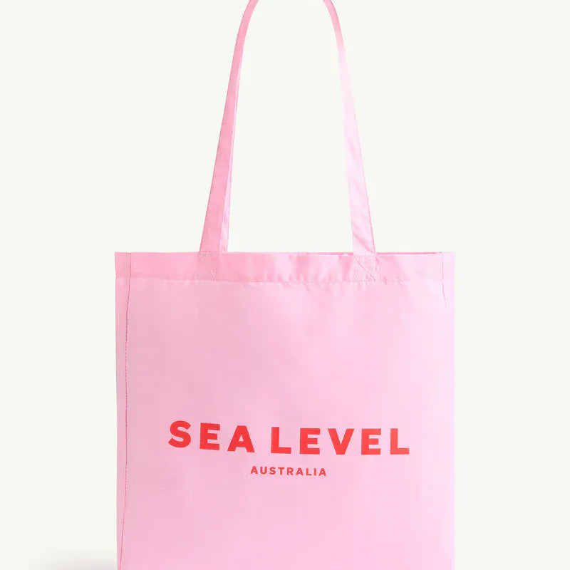 Sea Level Sea Level Logo Cotton Beach Tote Sea Level Logo Cotton Beach Tote Splash Swimwear