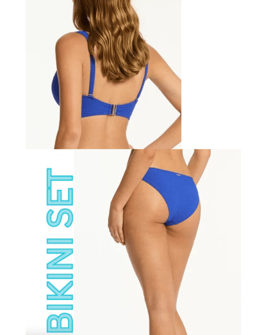 Sea Level Sea Level Spinnaker Cross Front Multifit Top & Regular Cheeky Pant Sea Level Spinnaker Cross Front Multifit Top & Regular Cheeky Pant Splash Swimwear Bikini Set AU8/US4 / Cobalt Blue
