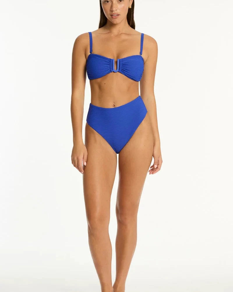 Sea Level Sea Level Spinnaker Retro High Waist Pant - Cobalt Sea Level Spinnaker Retro High Waist Pant - Cobalt Splash Swimwear Bikini Bottoms