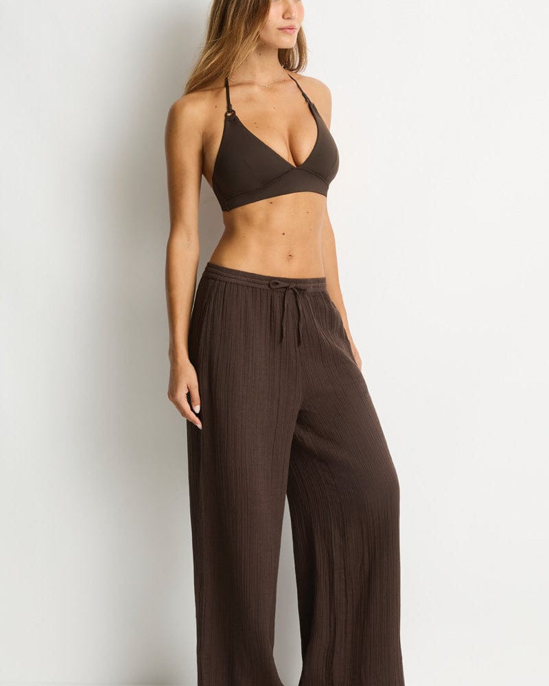 Sea Level Sea Level Sunset Beach Pant - Espresso Sea Level Sunset Beach Pant - Espresso Splash Swimwear Pants