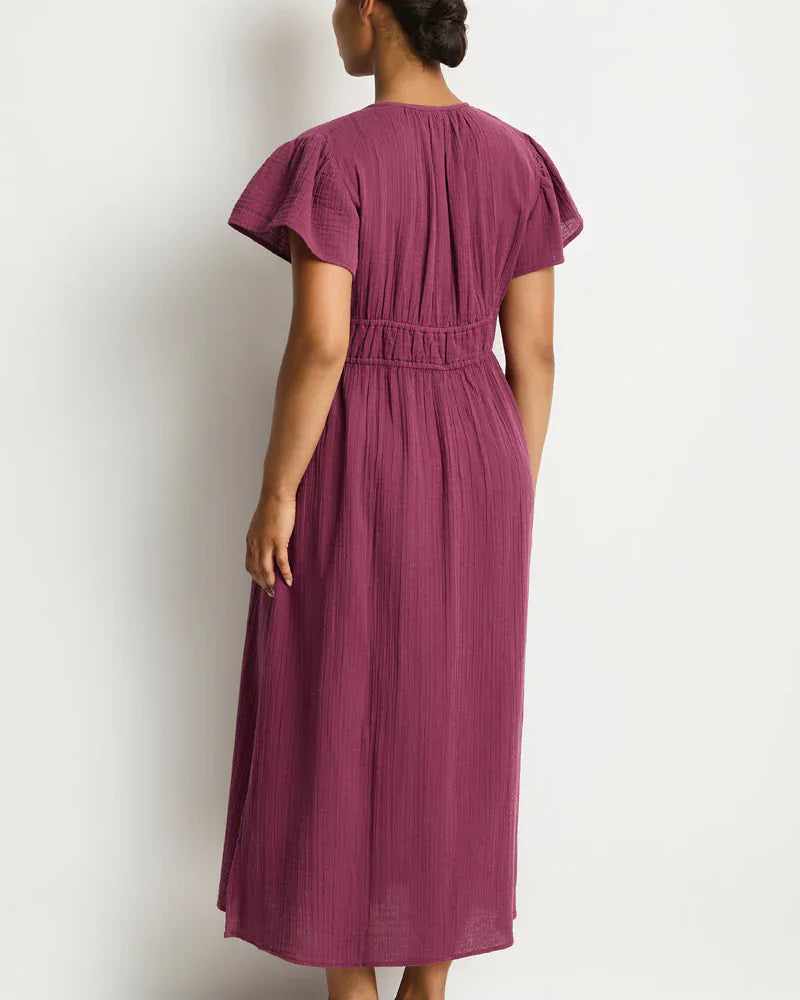 Sea Level Sea Level Sunset Maxi Day Dress - Merlot Sea Level Sunset Maxi Day Dress - Merlot Splash Swimwear Dress