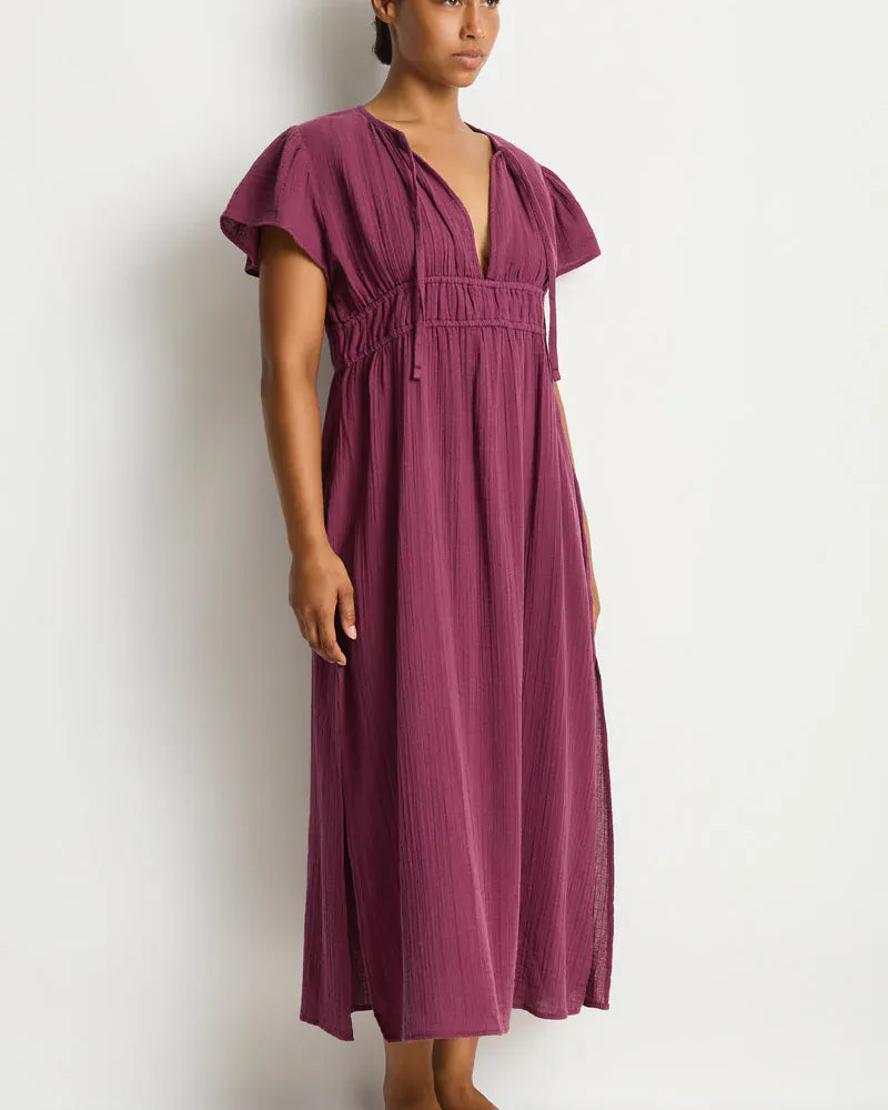 Sea Level Sea Level Sunset Maxi Day Dress - Merlot Sea Level Sunset Maxi Day Dress - Merlot Splash Swimwear Dress