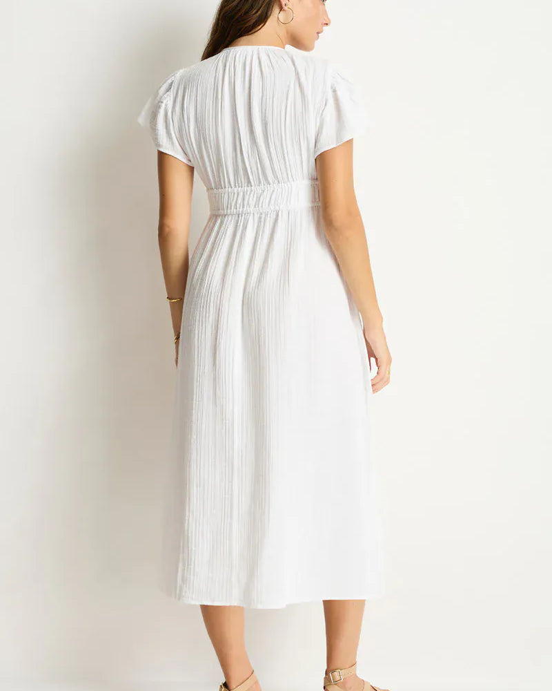 Sea Level Sea Level Sunset Maxi Day Dress - White Sea Level Sunset Maxi Day Dress - White Splash Swimwear Dress