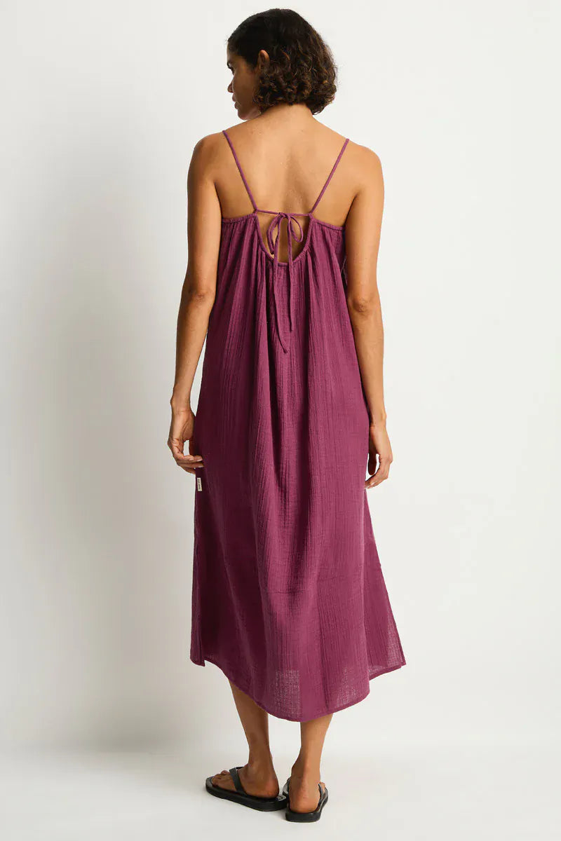 Sea Level Sea Level Sunset Tie Back Sundress - Merlot Sea Level Sunset Tie Back Sundress - Merlot Splash Swimwear Dress