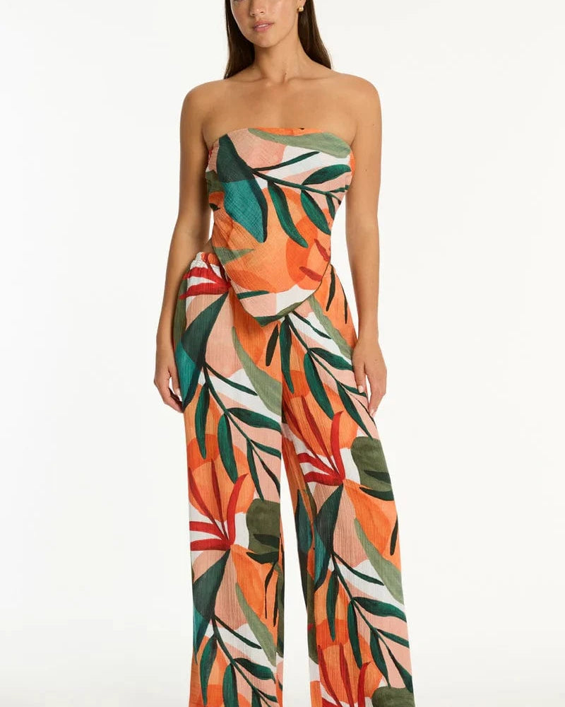 Sea Level Sea Level Tropaluxe Surf Pant - Khaki Sea Level Tropaluxe Surf Pant - Khaki Splash Swimwear Womens Pants