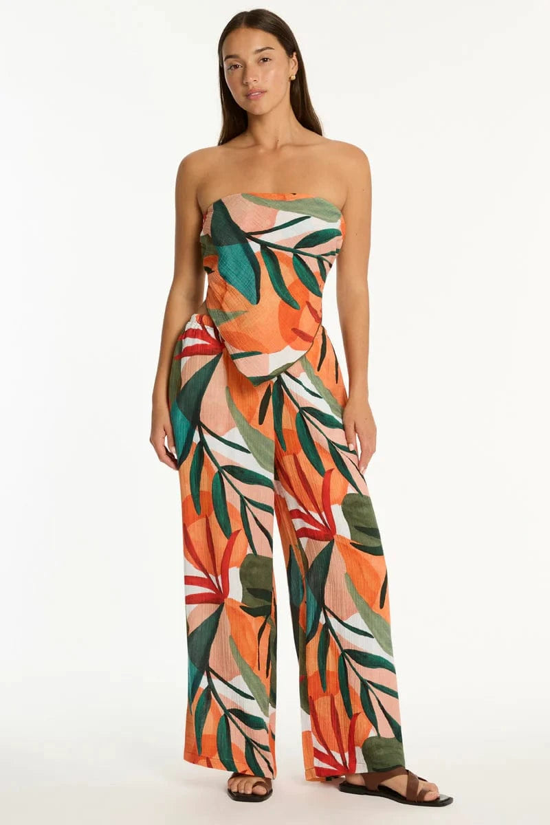 Sea Level Sea Level Tropaluxe Surf Pant - Khaki Sea Level Tropaluxe Surf Pant - Khaki Splash Swimwear Womens Pants