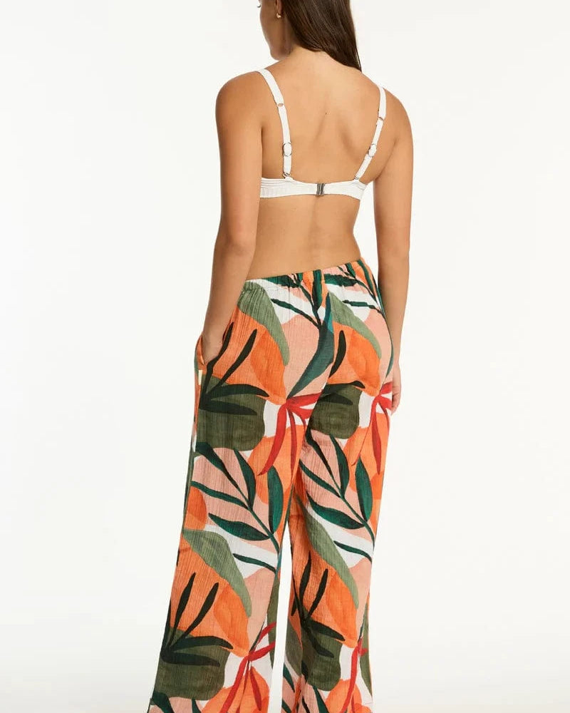 Sea Level Sea Level Tropaluxe Surf Pant - Khaki Sea Level Tropaluxe Surf Pant - Khaki Splash Swimwear Womens Pants