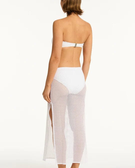 Sea Level Surf Mesh Long Skirt Splash Swimwear