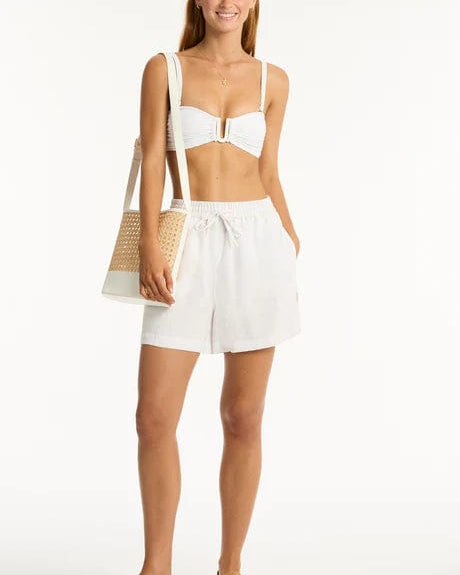 Sea Level Clothing SL9057TL White / XS Tidal Linen Boardwalk Short